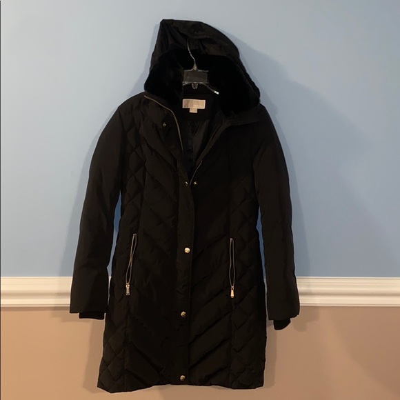 Michael Kors Women’s long puffer jacket XS Black